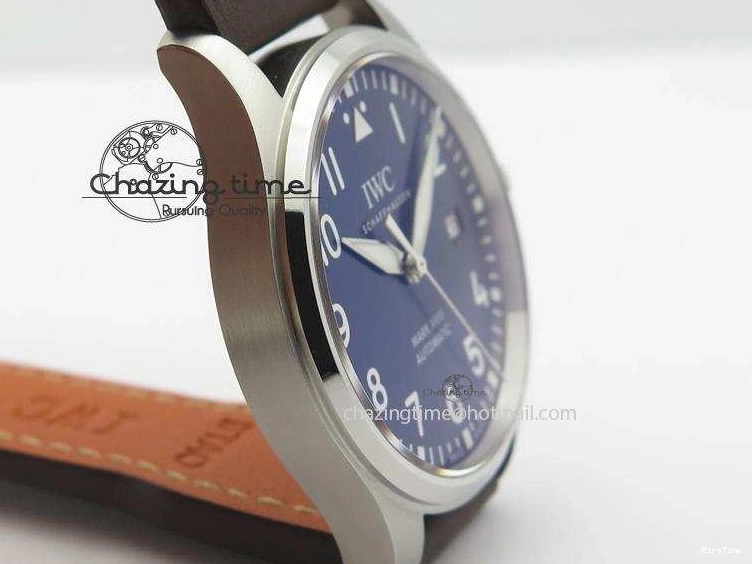 MIROTIME 0409 Mark XVIII Le Petit Prince IW327004 SS Mk Maker Best Edition Blue Dial On Brown Leather Strap A TimelessDesign 7296